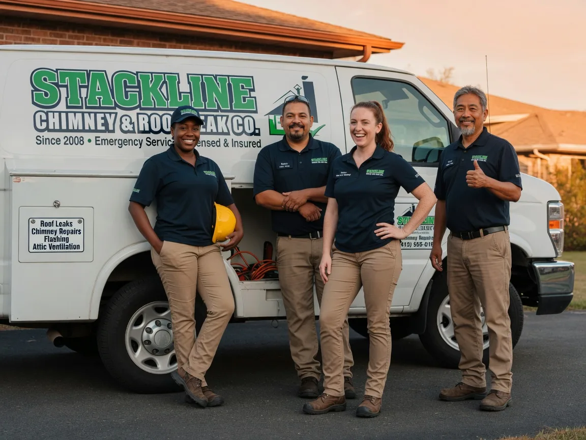 Chimney flashing repair company in Castalia, OH
